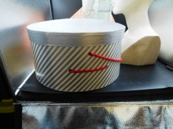 replica grey stripe box b